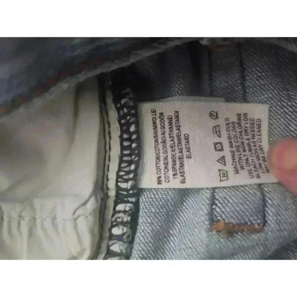 Free People Womens Distressed Light Wash Ripped Frayed Hem Jeans Size W24 - Picture 9 of 9